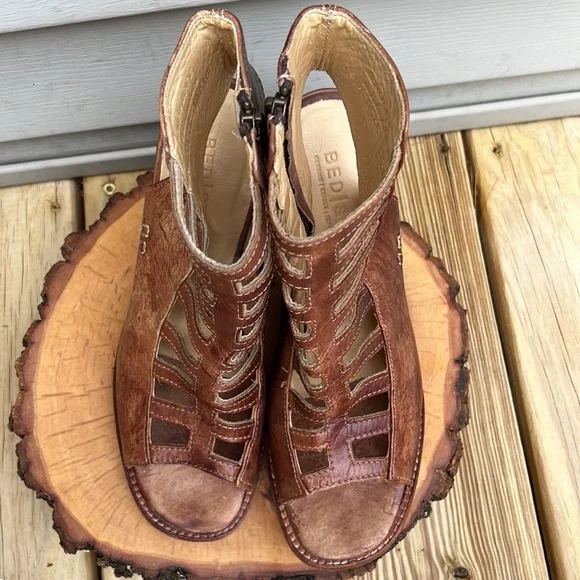 🥳 Host Pick 🥳 - BED|STU OCCAM Peep Toe Heel women size 9.5 - Picture 8 of 16